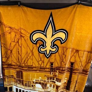 New Orleans Saints Plush Blanket